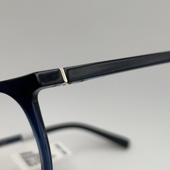 B.e Bio Eyes Vernal BLUG Full Eyeglass Frames Round Key Blue Black 50-18.5-143 - Picture 5 of 12